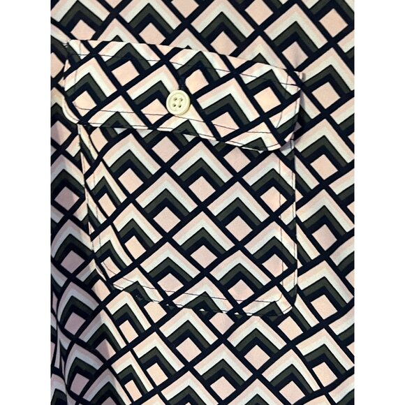 Ann Taylor LOFT Blouse Women's Size Medium Pullover Lightweight Long Sleeve Exce - Picture 6 of 7